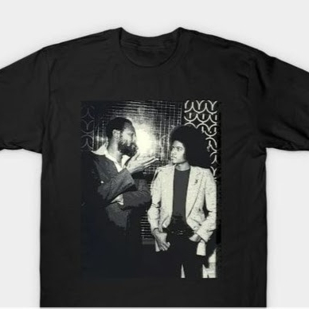 ❤️NEW! #MichaelJackson #MarvinGate,"Genuis Talk" graphic t-shirt #Motown✨️🎸🤑
